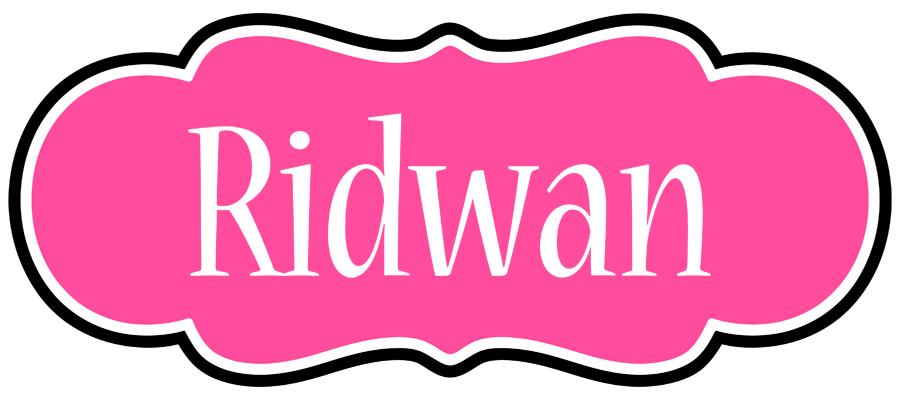 Ridwan invitation logo