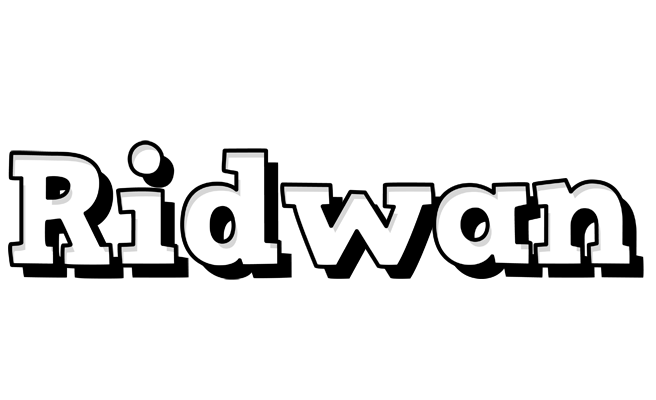Ridwan snowing logo
