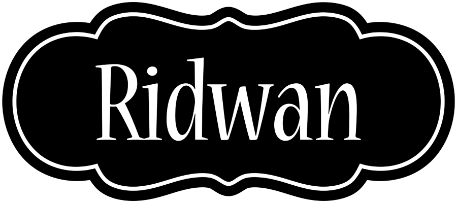 Ridwan welcome logo