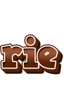 Rie brownie logo