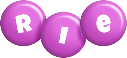Rie candy-purple logo