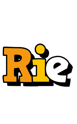 Rie cartoon logo