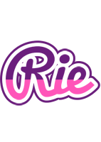 Rie cheerful logo