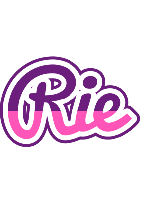 Rie cheerful logo