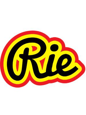 Rie flaming logo