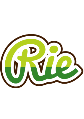 Rie golfing logo