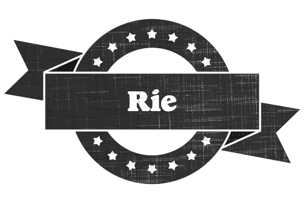 Rie grunge logo
