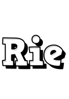 Rie snowing logo