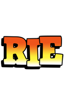 Rie sunset logo