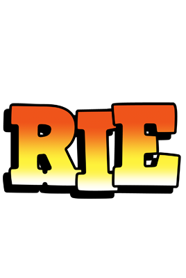 Rie sunset logo
