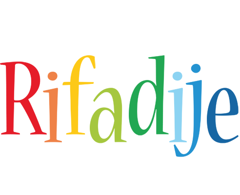 Rifadije birthday logo