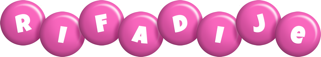 Rifadije candy-pink logo