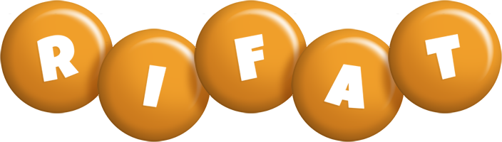 Rifat candy-orange logo