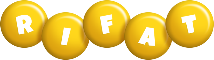 Rifat candy-yellow logo