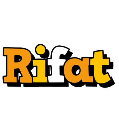 Rifat cartoon logo