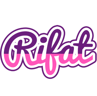 Rifat cheerful logo