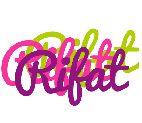 Rifat flowers logo