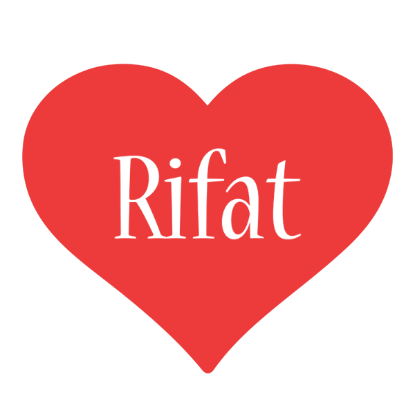 Rifat love logo