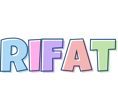 Rifat pastel logo