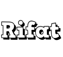 Rifat snowing logo