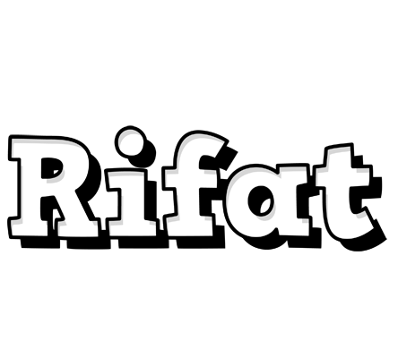 Rifat snowing logo