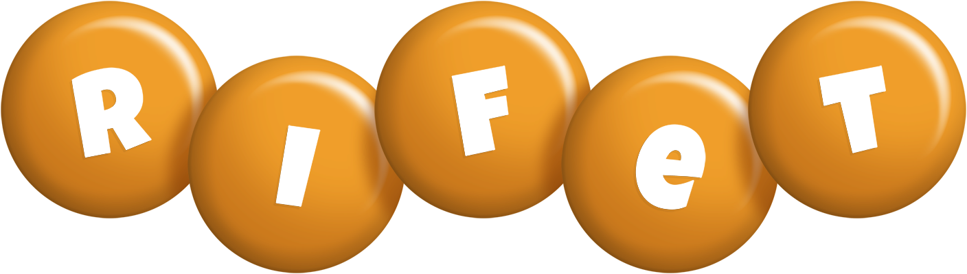 Rifet candy-orange logo