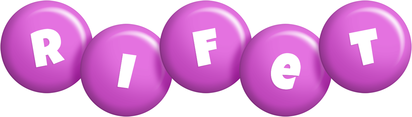 Rifet candy-purple logo
