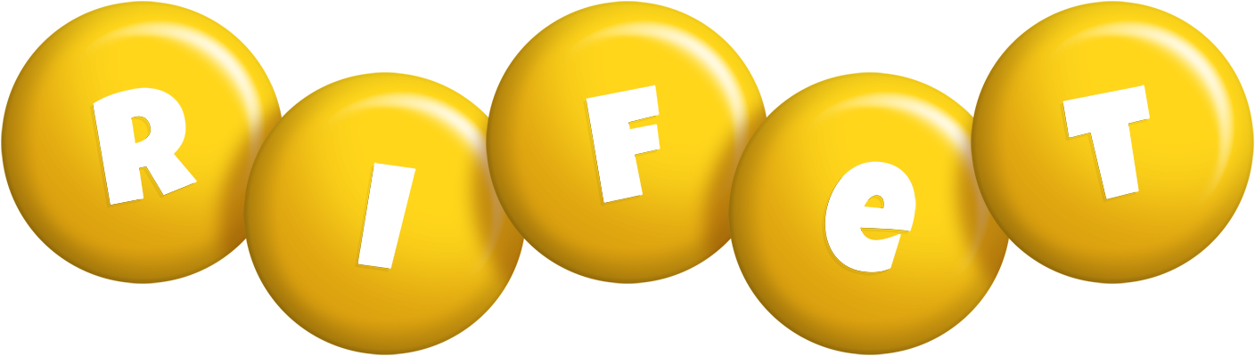 Rifet candy-yellow logo