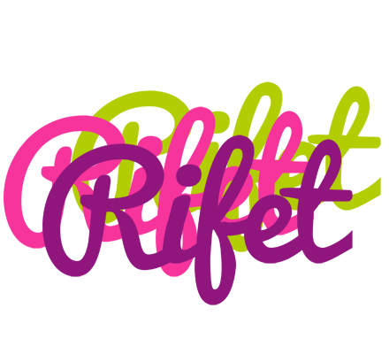 Rifet flowers logo
