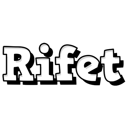 Rifet snowing logo