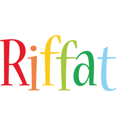 Riffat birthday logo