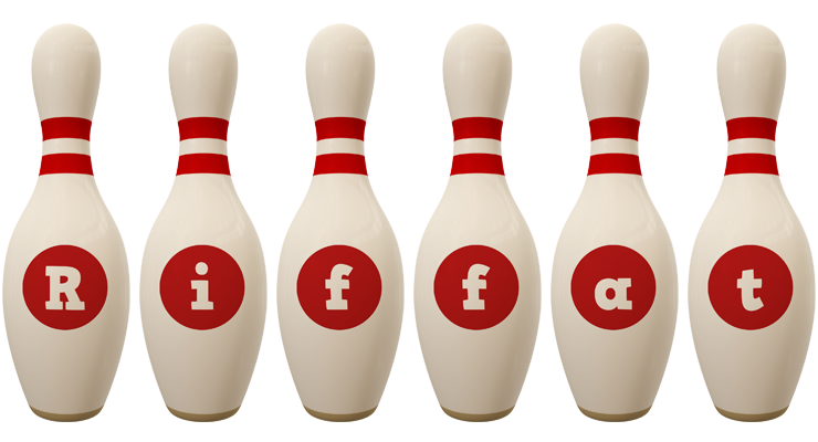 Riffat bowling-pin logo