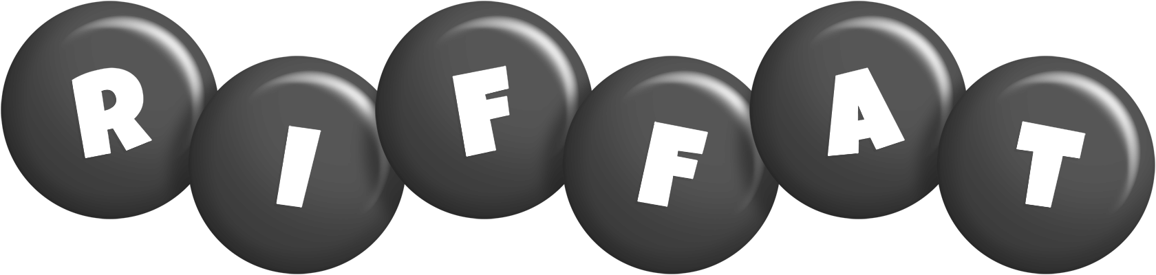 Riffat candy-black logo