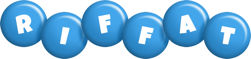 Riffat candy-blue logo