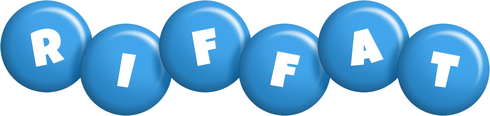 Riffat candy-blue logo