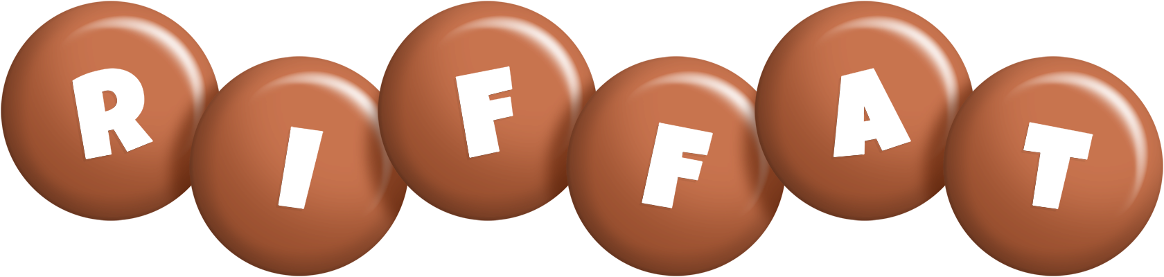 Riffat candy-brown logo
