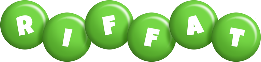 Riffat candy-green logo