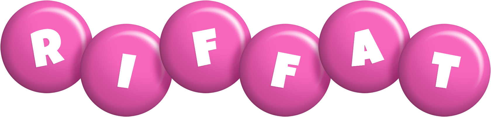 Riffat candy-pink logo