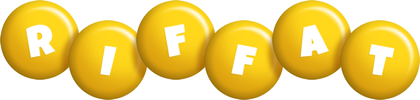 Riffat candy-yellow logo
