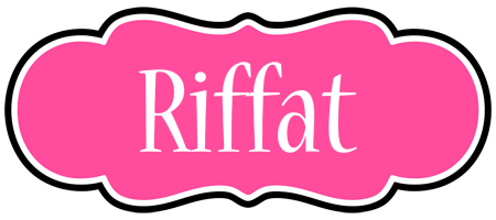 Riffat invitation logo