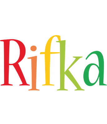 Rifka birthday logo