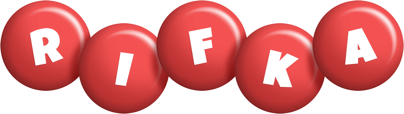 Rifka candy-red logo