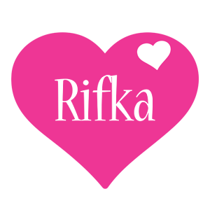 Rifka love-heart logo