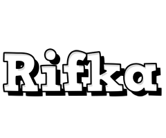 Rifka snowing logo