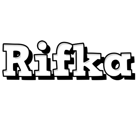 Rifka snowing logo