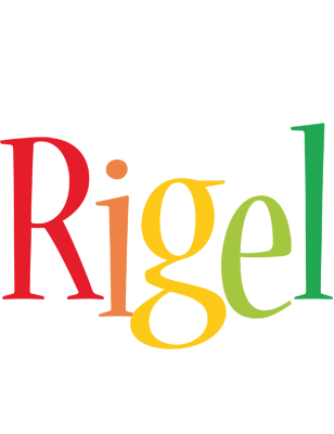 Rigel birthday logo