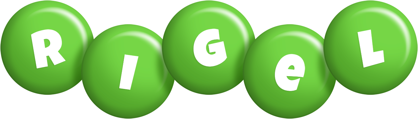Rigel candy-green logo