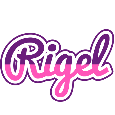 Rigel cheerful logo