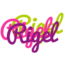 Rigel flowers logo