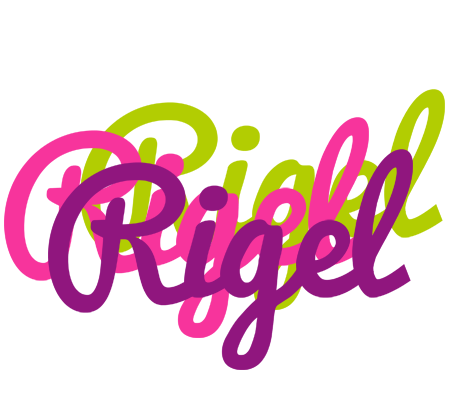 Rigel flowers logo
